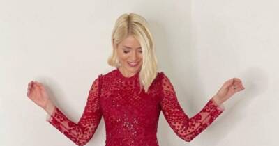 Holly Willoughby shares how to embrace festive sparkle including £11 Zara tights - www.ok.co.uk