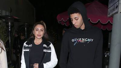 Larsa Pippen - Scottie Pippen - Larsa Pippen’s Son, Preston, 19, Towers Over Her During Night Out Together – Photos - hollywoodlife.com