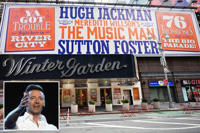 Hugh Jackman hypes ‘The Music Man’ opening as ‘Hamilton,’ more close through Christmas - nypost.com - New York