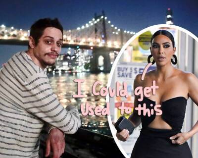 Goodbye LA! Kim Kardashian Loves 'Low-Key' Staten Island Life With Pete Davidson! - perezhilton.com - city Staten Island
