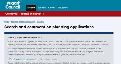 Council planning portal has been down for more than a week - www.manchestereveningnews.co.uk - Beyond
