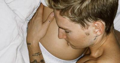 Oliver Proudlock cuddles wife Emma-Louise's baby bump and calls it his 'happy place' - www.ok.co.uk - Chelsea