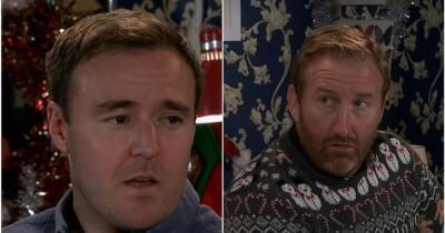 Corrie's Tyrone and Phill stars tease 'fisticuffs' in Christmas love rival showdown - www.manchestereveningnews.co.uk