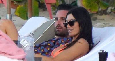 Scott Disick & Model Bella Banos Keep Close During Another Day at the Beach in St. Barts - www.justjared.com