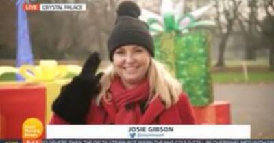Josie Gibson asks ‘are we live?’ in hilarious Good Morning Britain slip-up - www.ok.co.uk - Britain - county Gibson