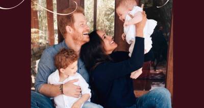Prince Harry & Meghan Markle's Holiday Card Features First Image of Baby Lili (& Archie's Full Head of Red Hair!) - www.justjared.com - Santa Barbara