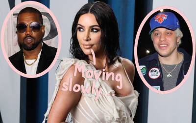 Kim Kardashian Limits Pete Davidson Outings To Group Dates For... Kanye West?? - perezhilton.com