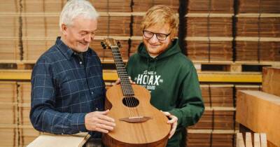 Ed Sheeran raises £52,000 for school in his hometown by raffling off prototype of his Equals guitar - www.msn.com - Ireland