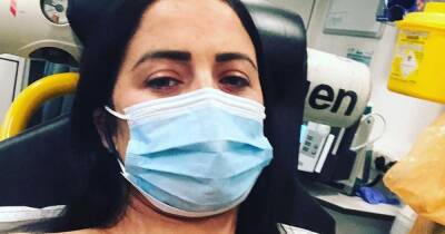 Chantelle Houghton thanks the NHS after 'scary day' as she's pictured hooked up to monitors - www.ok.co.uk