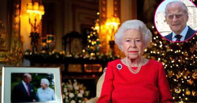 Queen Elizabeth II Honors Prince Philip in Christmas Broadcast First Look - www.usmagazine.com
