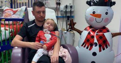 Family of tot undergoing chemo at Christmas talk about spending festive season in Scots hospital - www.dailyrecord.co.uk - Scotland - county Little River