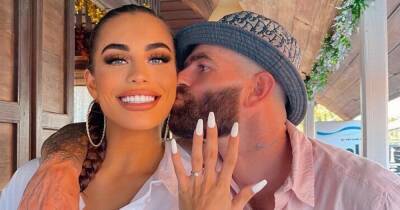 Love Island's Katie Salmon engaged as beau Harry proposes on beach in Thailand - www.ok.co.uk - Thailand