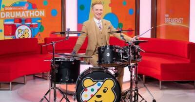 Owain Wyn Evans - The BBC's 'drumming weatherman' Owain Wyn Evans' on his 'incredible' 24-hour drumathon and being able to be himself on screen - manchestereveningnews.co.uk