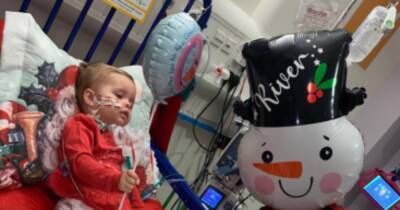 Scots family spend Christmas in hospital as tiny one-year-old battles cancer - www.dailyrecord.co.uk - Scotland - county Little River