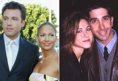 Jennifer Aniston - David Schwimmer - From Ross and Rachel to Bennifer: Why 2021 was the year we obsessed over nostalgic romances - msn.com