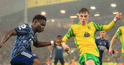 Kieran Tierney - Brandon Williams - Williams - Norwich fans slam 'disgraceful' Arsenal star after incident with Man United player Brandon Williams - manchestereveningnews.co.uk - Manchester - city Norwich - county Williams