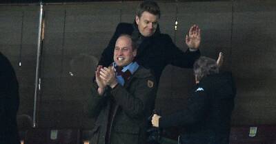 Prince William enjoys some downtime as he cheers on Aston Villa - www.ok.co.uk - county Williams