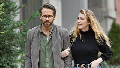 Blake Lively Ryan Reynolds Twin In Jeans On Romantic NYC Stroll — Photos - hollywoodlife.com - New York