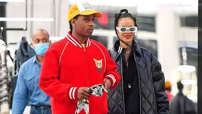Rihanna A$AP Rocky Hold Hands After Reuniting In NYC For Cute Shopping Date - hollywoodlife.com - New York - Barbados