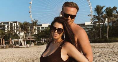 Jess Wright cradles growing baby bump in swimsuit on honeymoon with husband William Lee-Kemp - www.ok.co.uk - Dubai