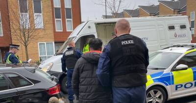 'We'll be coming for you next' - Police warning as dawn drug raids see four arrested - www.manchestereveningnews.co.uk - county Oldham