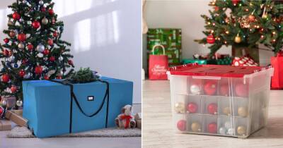 Organize Your Holiday Essentials Like a Pro — From Ornament Storage to Tree Bags - www.usmagazine.com