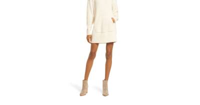 This Hooded Sweater Dress Is Our New Everyday Staple - www.usmagazine.com