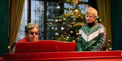 Ed Sheeran & Elton John Debut 'Merry Christmas' - Watch the Video! - www.justjared.com