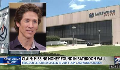 Plumber Finds Cash Stuffed Inside Toilet Wall Of Joel Osteen’s Lakewood Church After Infamous $600K Theft! - perezhilton.com - Houston