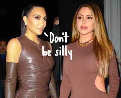 Kim Kardashian - Kim Kardashian Denies Shading Larsa Pippen In Sassy Caption -- But Fans Aren't Convinced! - perezhilton.com