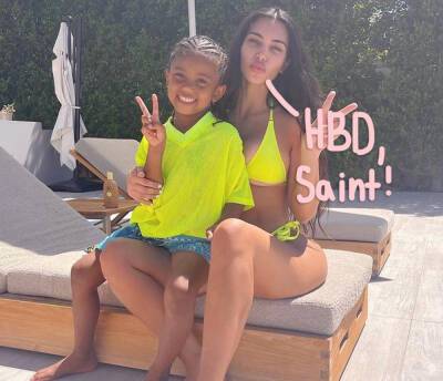 Khloe Kardashian - Kim Kardashian - Kim Kardashian Celebrates Saint West’s 6th Birthday With Adorable Tribute! - perezhilton.com