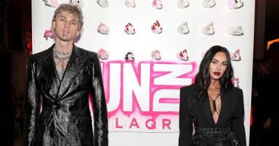 Megan Fox - Megan Fox and Machine Gun Kelly Chained Themselves Together With the Wildest Nail Art: Photos - usmagazine.com - Poland