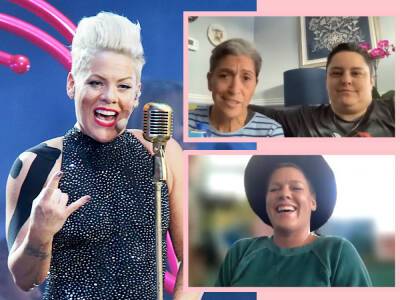 Pink Makes A Dying Fan’s Wish Come True -- Watch The Emotional Video! - perezhilton.com