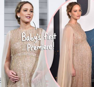 Jennifer Lawrence - Christmas Eve - Jennifer Lawrence Proudly Glams Up Her Baby Bump In Glorious Return To Red Carpet! - perezhilton.com - New York