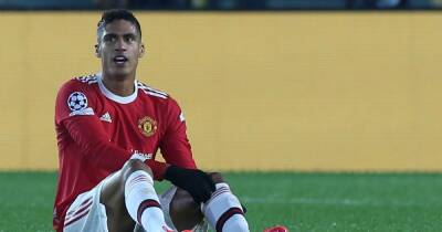 Raphael Varane - Manchester United star Raphael Varane provides injury update as recovery continues - manchestereveningnews.co.uk - Britain - France - Manchester