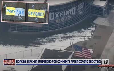 WTF?! Teacher Suspended After Telling Students How Oxford School Shooter Could Have Killed More People - perezhilton.com - Michigan - county Hopkins
