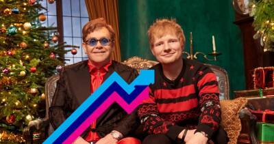 Ed Sheeran and Elton John's Merry Christmas enters at Number 1 on Official Trending Chart - www.officialcharts.com - Britain