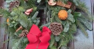 Royal florists share step by step guide to recreating Queen's Christmas wreath at home - www.ok.co.uk