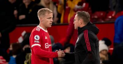 Ralf Rangnick confirms two Manchester United starters vs Young Boys - www.manchestereveningnews.co.uk - Manchester