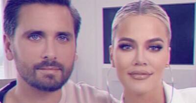Khloe Kardashian gets flowers from Scott Disick after Tristan Thompson 'welcomes third child' - www.ok.co.uk