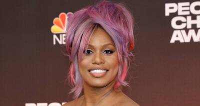 Laverne Cox Makes Her Debut as E!'s Red Carpet Host at People's Choice Awards 2021 - www.justjared.com - Santa Monica