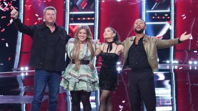Blake Shelton - John Legend - Kelly Clarkson - Carly Pearce - Blake Shelton, Carly Pearce and John Legend Perform Live on 'The Voice' Semifinals - etonline.com