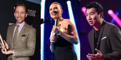 Marvel Stars Scarlett Johansson, Tom Hiddleston & Simu Liu Win Big at People's Choice Awards 2021! - www.justjared.com - Santa Monica