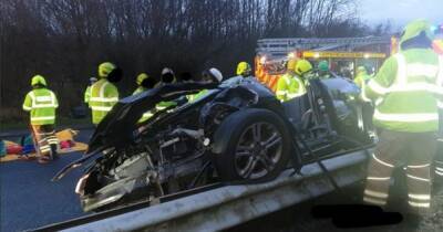 Seven drivers caught using phones to film scene of horror crash on busy Scots road - www.dailyrecord.co.uk - Scotland