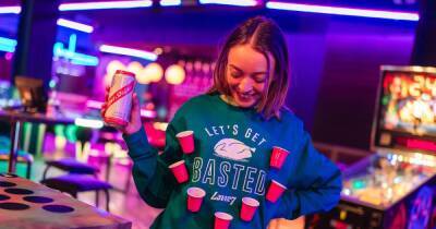Celebrate Christmas jumper day in style with a beer pong pullover - www.manchestereveningnews.co.uk