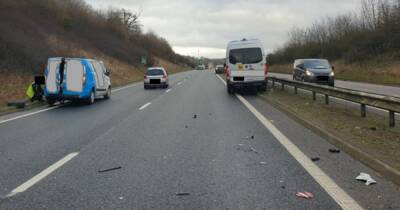 Scots driver changes tyre on busy dual carriageway 'causing school bus crash' - www.dailyrecord.co.uk - Scotland