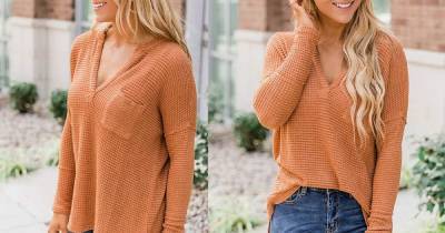 This Soft Waffle-Knit Top Will Carry You to Spring in Style - www.usmagazine.com