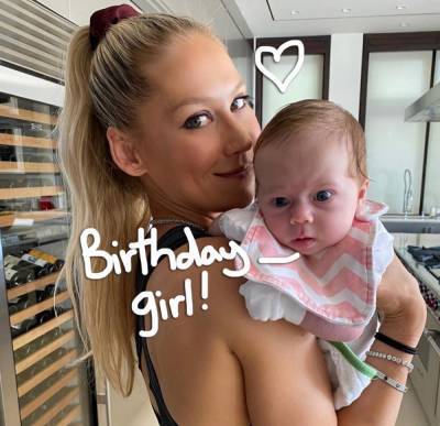 Anna Kournikova Celebrates Daughter Mary’s First Birthday With Rare Photo! - perezhilton.com