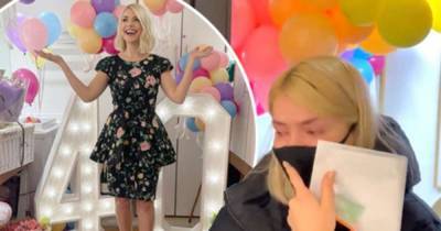 Holly Willoughby breaks down as she is surprised on her 40th birthday - www.msn.com - Britain - Birmingham