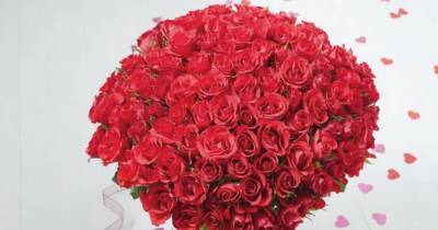 Aldi are selling a hundred red roses for less that £25 this Valentines Day - www.ok.co.uk